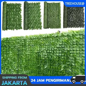 COD PAGAR DAUN RAMBAT HIASAN 3 M X 100 CM 1 ROLL bunga  pagar dedaunan 3 M X 1M