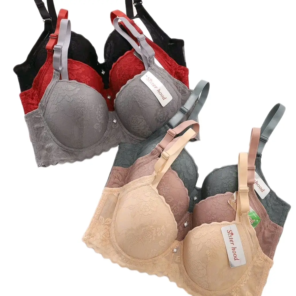 Áo lót big size Thái mút mỏng có gọng nâng ngực bản lưng to Bra ren nâng ngực đẹp