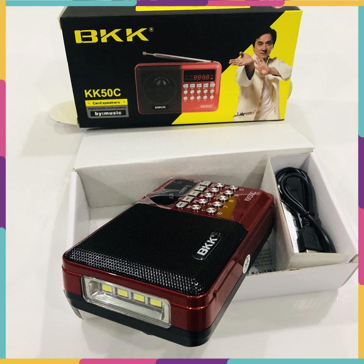 Loa nghe nhạc, nghe đài Fm, có khe cắm thẻ nhớ, usb - Loa BKK 50C không Bluetooth