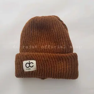 Beanie hat kids skate DC premium Musim dingin Musim panas Rajut Anak Kupluk