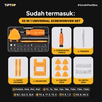 Gambar TIP TOP BMT-200SE Cordless Screwdriver Drill 20V with 100 in 1 Multi Tool / Set Alat Perkakas Bor Listrik Cordless Tool Kit Lengkap dari Teknikmart Kota Administrasi Jakarta Barat 3 Tokopedia