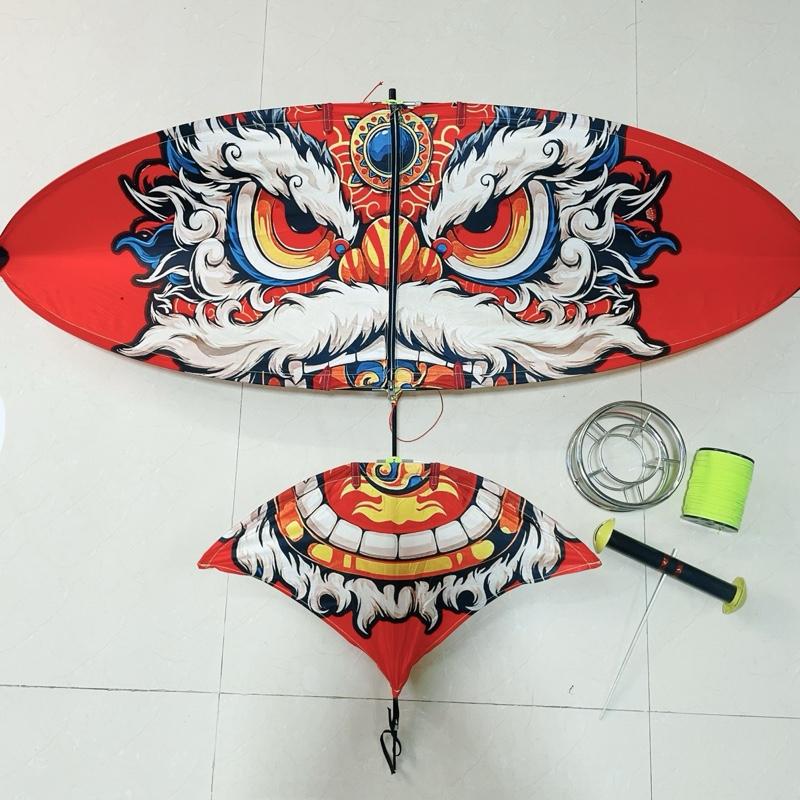  Diều lắp ghép đầu rồng 1m5 khung cacbon in hình sắc nét 