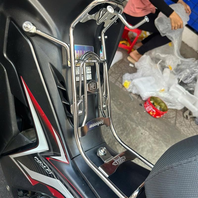 Baga Xuồng Wave RSX 2014-2025 Hàng Inoc 201 Dầy 10ly Không Rỉ Sét Phụ Kiện Phụ Tùng Inox baga