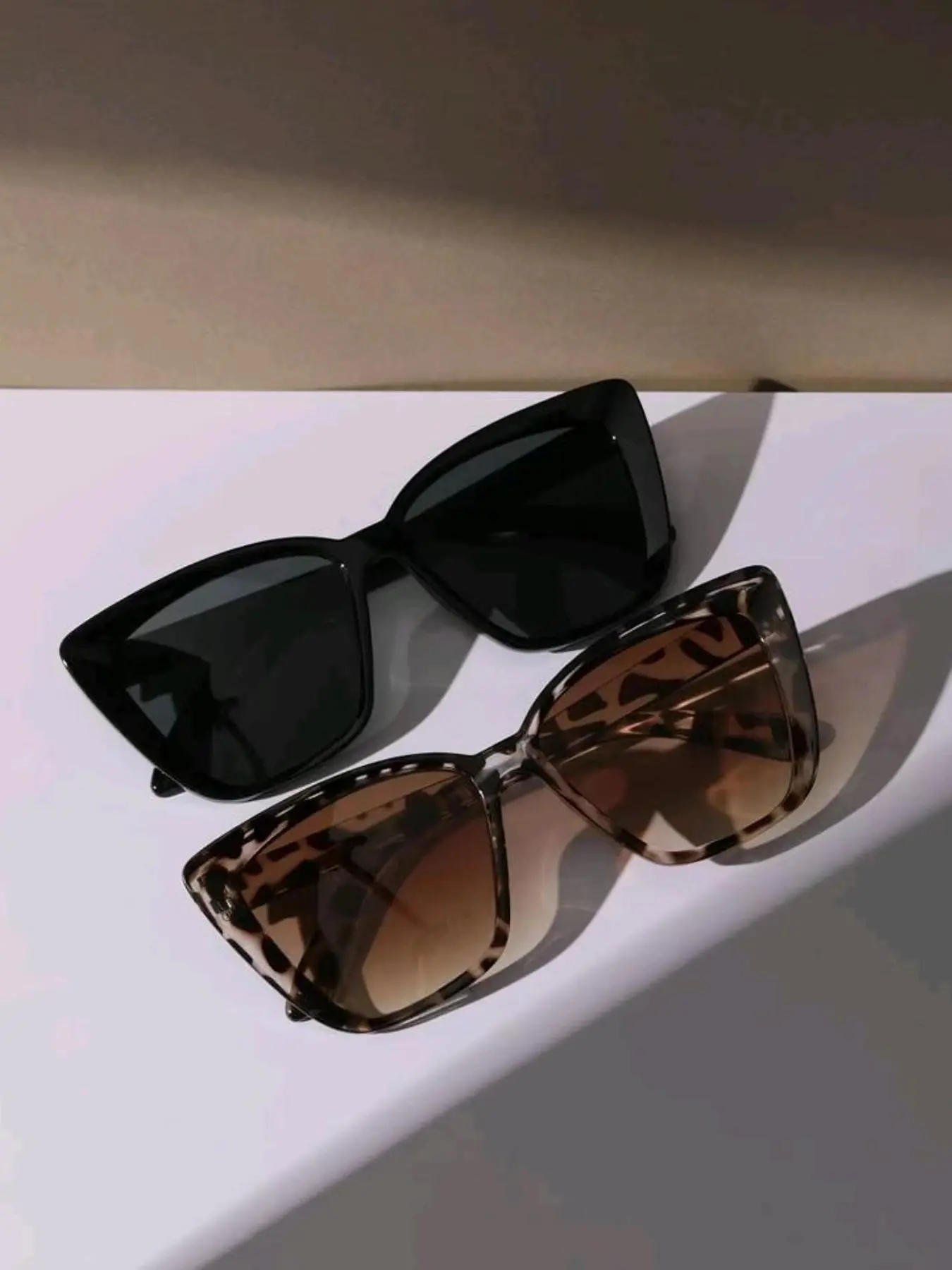 2025 Summer Unisex Simple Style Plain Color Sunglasses, Accessories for Men, Vintage Sunglasses Trends 2025 Cat Eye Frame Sunglasses for Everyday Use, Fashion Accessories for Outdoor Activities