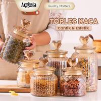 Gambar {EXTRA VOC 10%} TP Angola Toples Kaca L29-L31 Transparan Toples Kue Kering Camilan Lebaran Kedap udara - 650ml - L29 dari Angola Indonesia Kab. Tangerang 3 Tokopedia