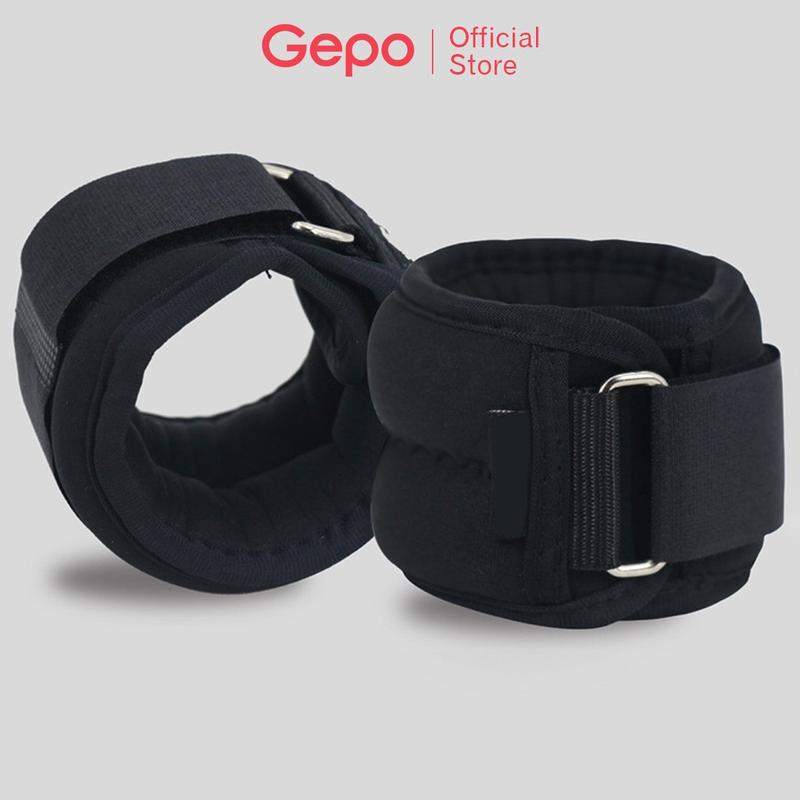 GEPO Tạ đeo cổ chân cổ tay chuyên thể thao tập gym yoga chạy bộ vật lý trị liệu tập thể dục 2kg/đôi