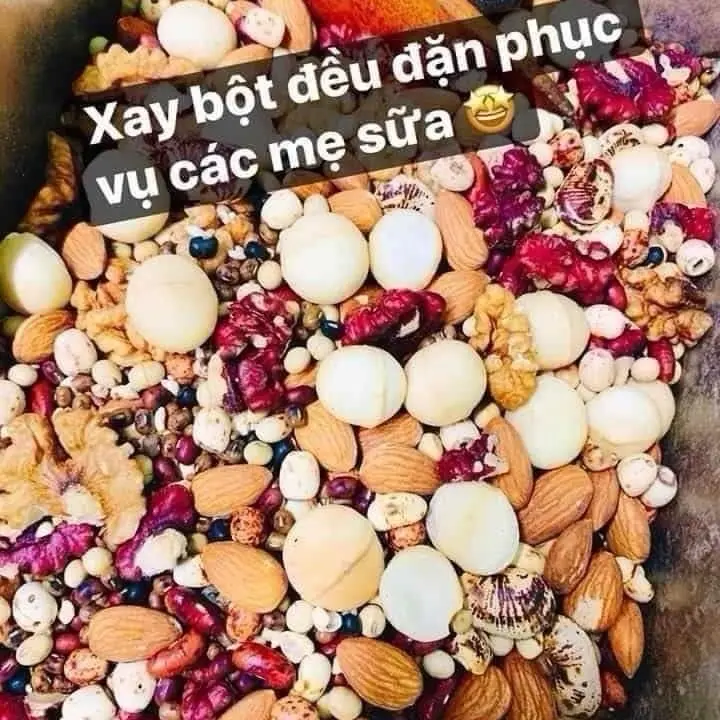 Bột ngũ cốc 18 loại hạt nhà làm