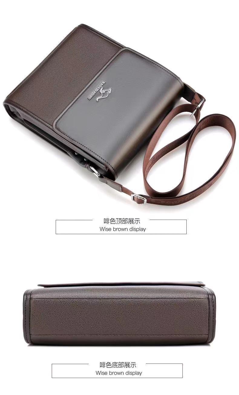 Product Introduction of Tianhongdaishu Man Bag Genuine Leather Shoulder Bag Small Saddle Bag Men's Crossbody Large Capacity Cattle Leather Bag Business Casual Bag New 16
