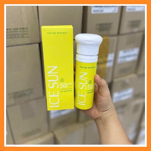 Kem Chống Nắng Ice Puff Sun Nature Republic SPF 50 PA+++ 100ml