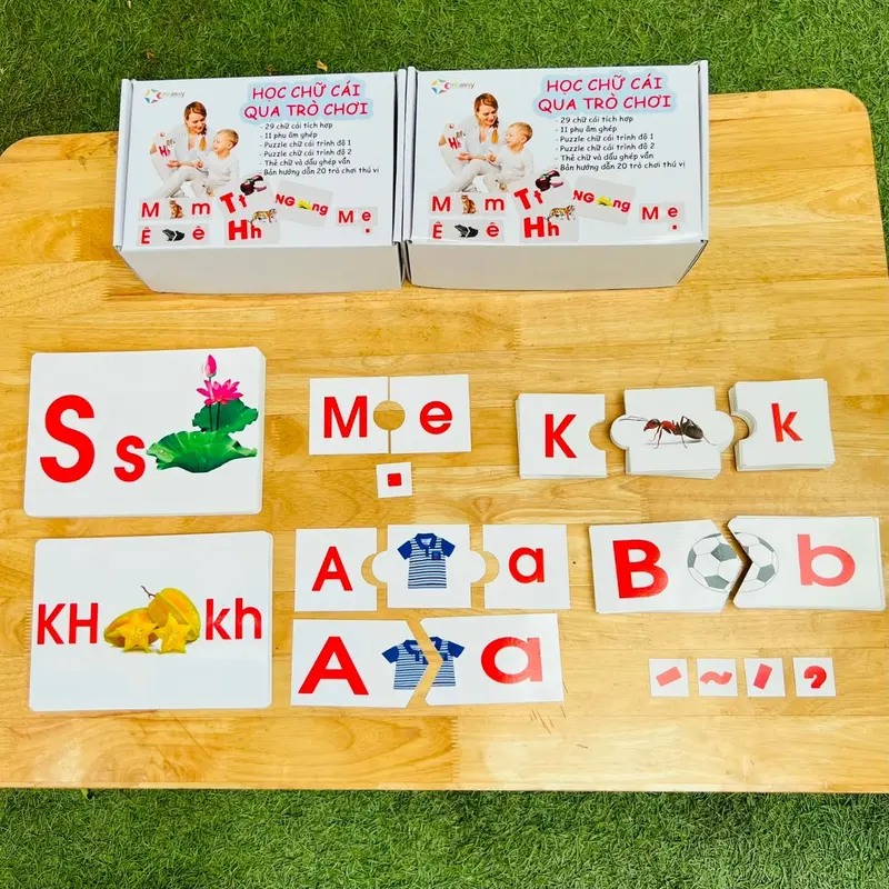 Bộ học liệu Học chữ cái qua trò chơi 1