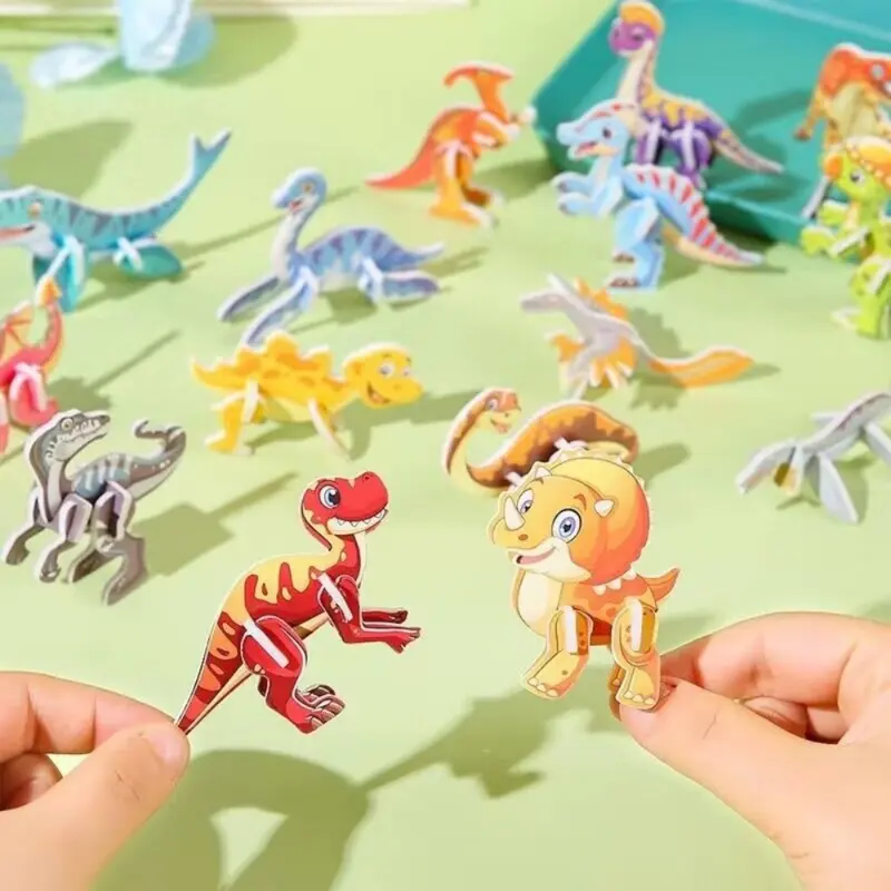 30pcs 3D Puzzle Pack - Cute Animal, Dino, Insect & Sea Creature Motifs. Educational ToyTOYStyai 7