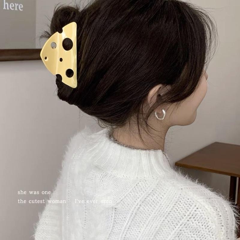 Kẹp Tóc, Dòng Phô Mai Dễ Thương, 3 Cái, Kẹp Tóc Mini Vui Nhộn Kẹp Tóc Bang Hoạt Hình Dễ Thương, Kẹp Bên 2