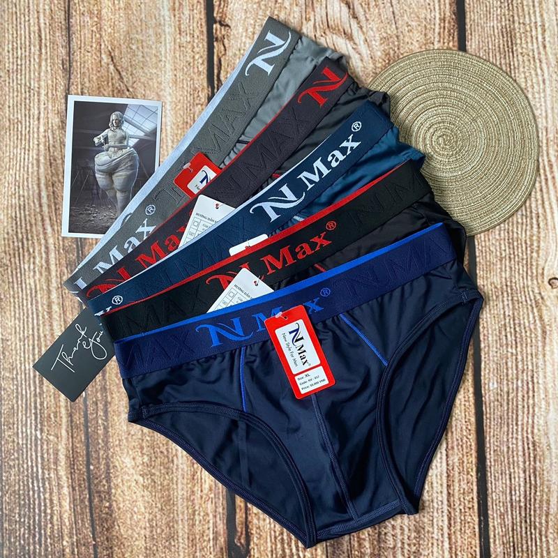 Combo 4,5,6 Quần sịp nam vải Thun lạnh co dãn 4 chiều, mẫu quần lót nam thanh lịch (MSP 017) Menswear Quần Boxer Nhung đồ lót thường