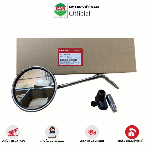 Gương bên trái - kính chiếu hậu tròn HONDA SH MODE INOX . 88120K29921 Phụ Kiện Phụ Tùng