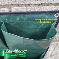 Gambar Easy Grow Wall Planter 8 Kantong Vertikal Warna Hijau dari Easy Grow_NEW Kab. Gunungkidul 2 Tokopedia