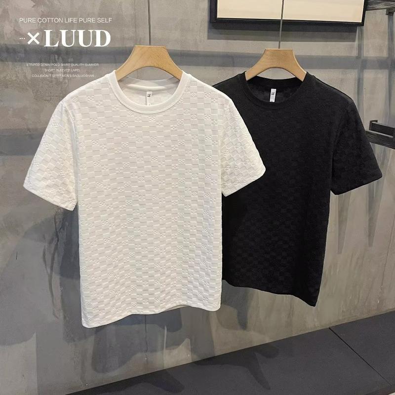 Áo Polo Jacquard, Phong Cách Thường Ngày Thời Trang Sang Trọng Giá Cả Phải Chăng Thoải Mái Và Thoáng Khí, Thích Hợp Cho Mùa Hè, Hàng Mới Về, Dáng Ôm, Áo Len Cổ Lọ, Dành Cho Nam Menswear Shirt 6
