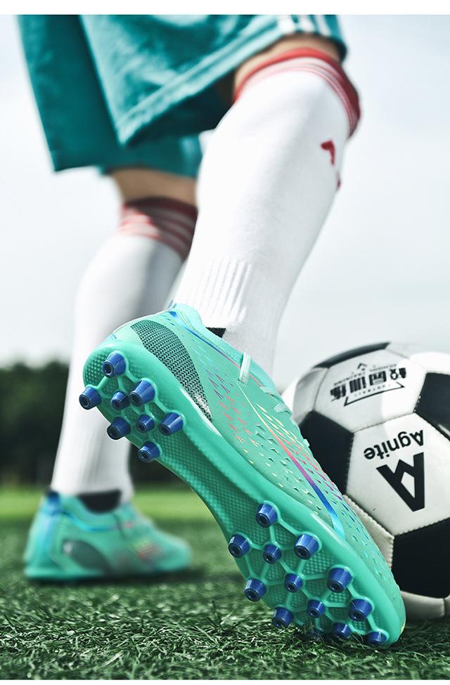 Product Introduction of In Stock Long Nail Broken Nail Football Boots Youth Soccer Shoes Men and Women Same Style More than Sneaker Human Made Sneakers Male and Female Students Youth Soccer Shoes Lawn Training Shoes 19
