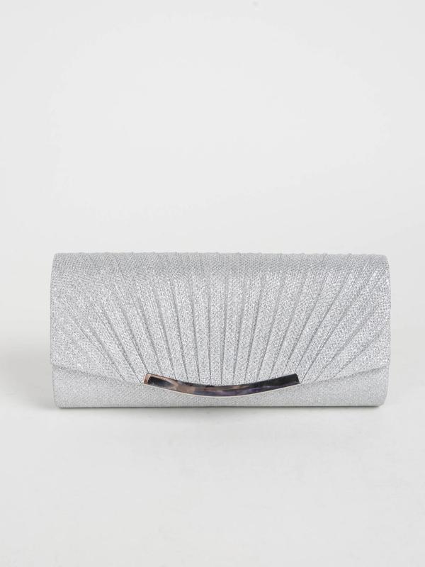 Women's Elegant Evening Bag, Exquisite Clutch with Detachable Chain Strap, Trendy Bag for Wedding & Party 0