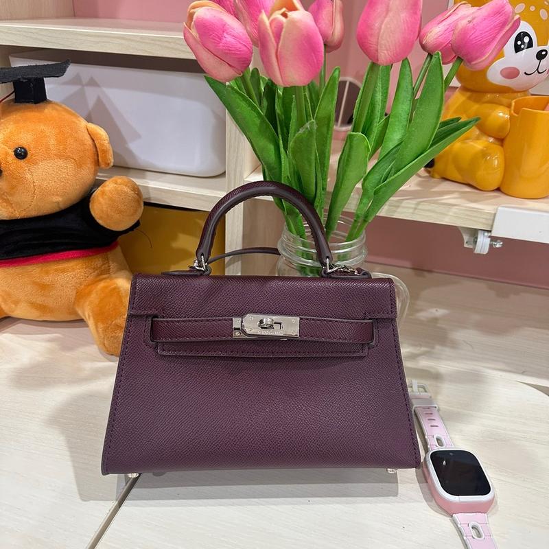 Túi xách nữ h//m size 20 khoá bạc bag nữ