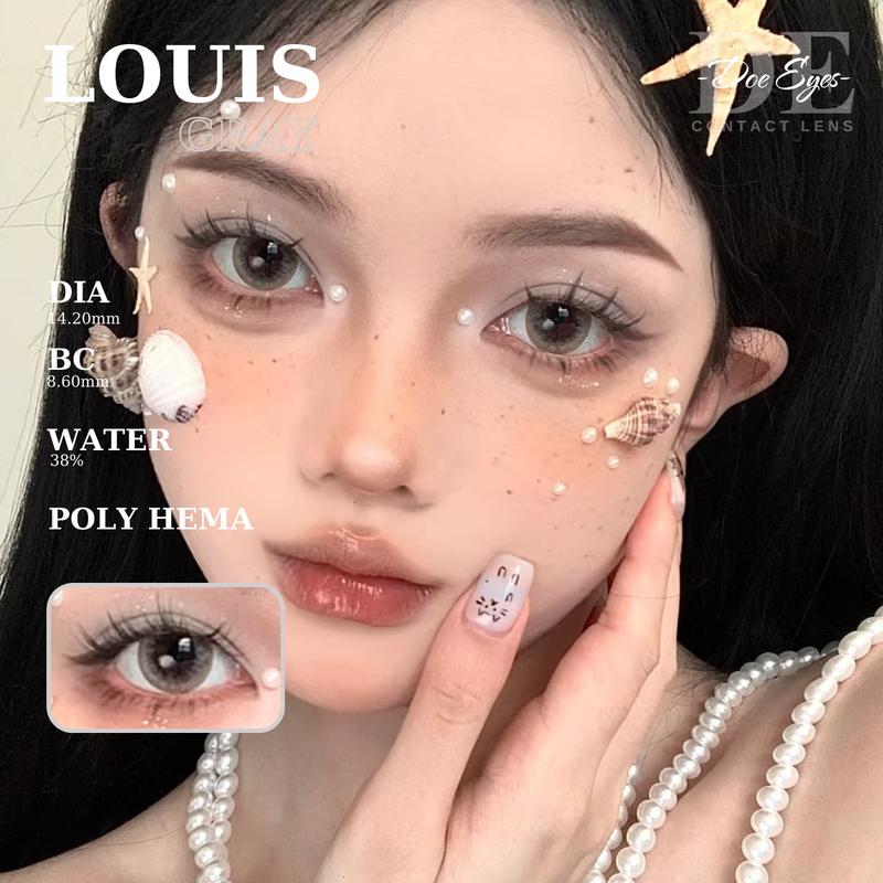 [Louis Gray] có cận đến 7.0 - Lens Kính áp tròng Doe Eyes - 1 CHIẾC lens Hàn - Kính áp tròng cận