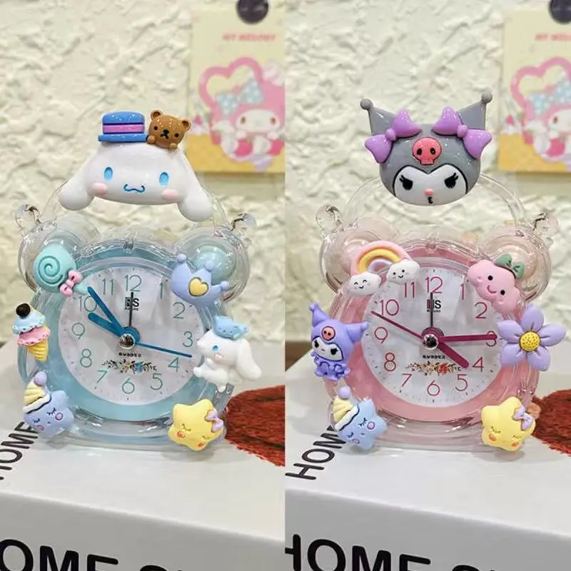 Đồng Hồ Báo Thức Cho Trẻ Em, Thiết Kế Sanrio Đáng Yêu, Thích Hợp Cho Phòng Ngủ Của Bé Gái, Trang Trí Đẹp Mắt, Chỉ Dành Cho Học Sinh, Giúp Tự Kỷ Tử, Thức Dậy, Dụng Cụ Hữu Ích Decor Decor Phòng Trang Trí Nhà Tráng Gương Treo Tường 0