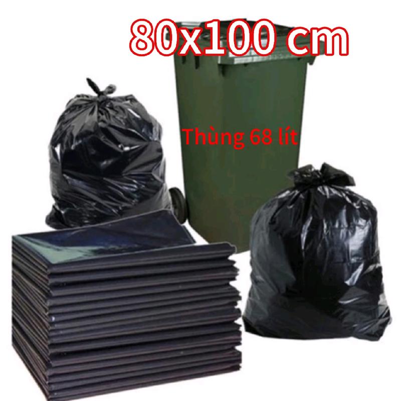  Túi đựng rác công nghiệp đen 1 kg size 80x100 cm 70x90 cm 110x140cm 120x150 cm cho thùng rác công nghiệp- Kitchen Nhà Bếp Đồng 