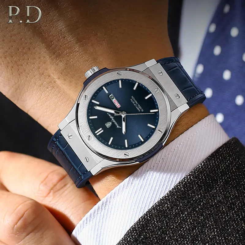 Đồng Hồ Nam Thương Hiệu POEDAGAR Chống Thấm Nước Đồng Hồ Đeo Tay Dạ Quang Phong Cách Sang Trọng Watch Voi 8