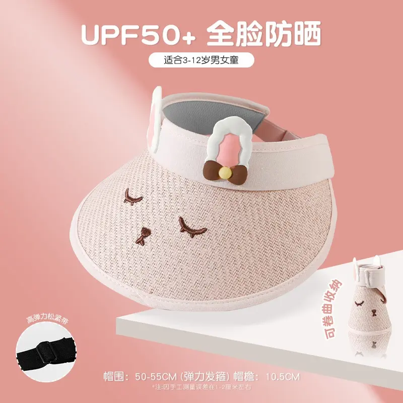 Mũ Đi Biển Cho Bé Phong Cách Sang Chảnh ,Nón Chống Nắng Nửa Đầu Cho Bé Từ 3 đến 12 tuổi hình dạng động vật 6