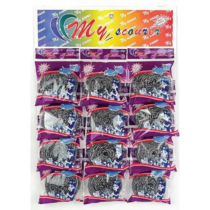 [12pc] SABUT STAINLESS CUCI PIRING / GOSOK PANCI BESI ANTI KARAT / KAWAT CUCI PIRING / STEEL WOOL - 50gr 3