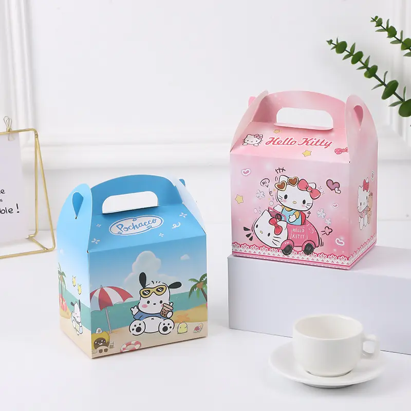 Hộp quà tặng sinh nhật cho trẻ em /Hộp kẹo Hello Kitty Melody Kuromi 6