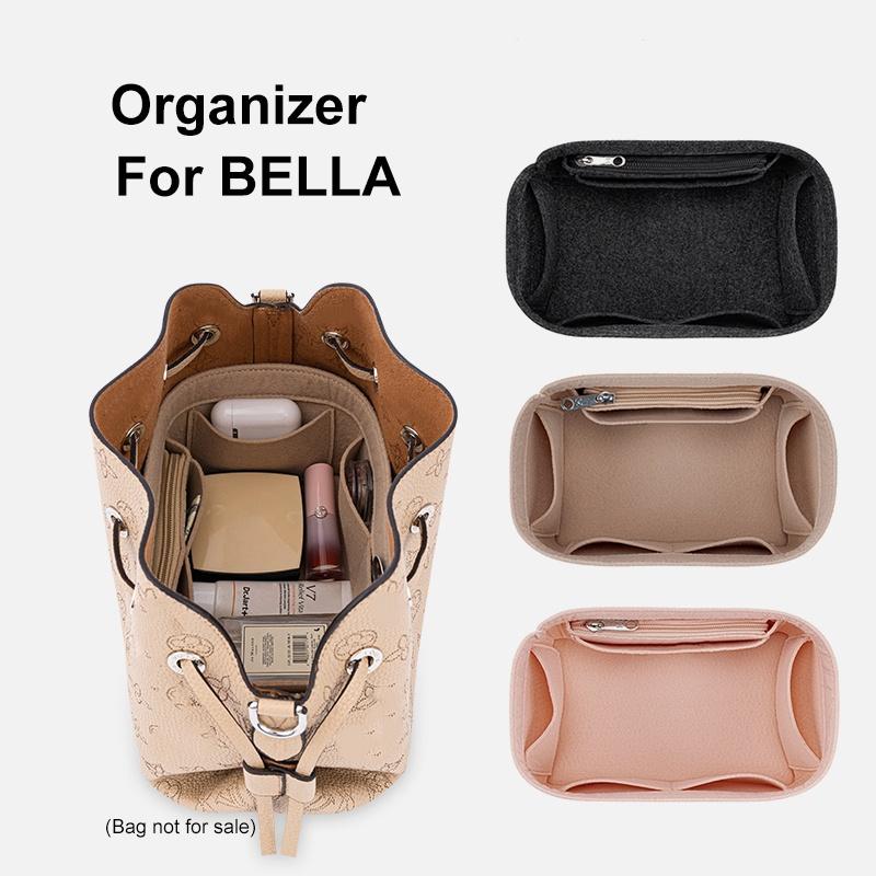 Product Introduction of Felt inner bag bag in bag suitable BELLA Bucket Bag Purse Organizer Insert Makeup Bag With Zipper Luxury Women's Purses Handbag Bucket Shaper 26