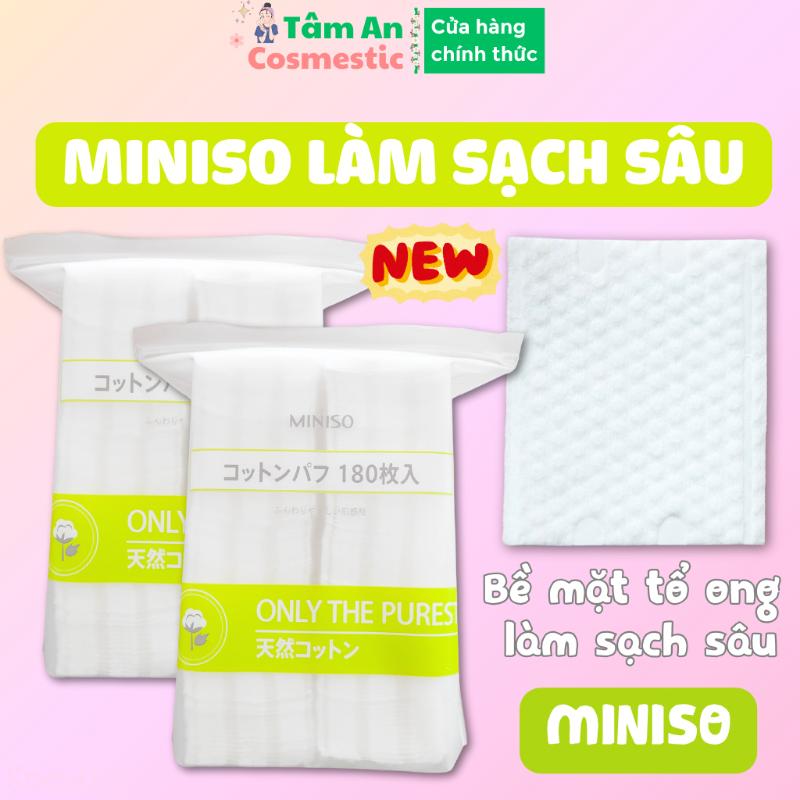 Được đề xuất Bông Tẩy Trang Miniso Làm Sạch Sâu Miniso Nhật Bản 180 Miếng, Bông…