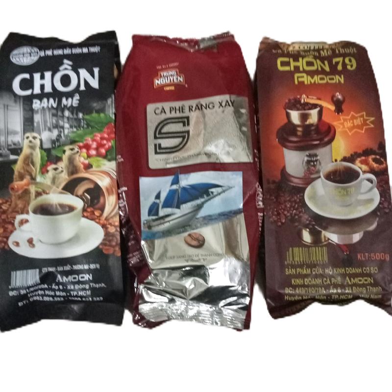 combo 3 gói cà phê 2 chồn 1 trung nguyên s