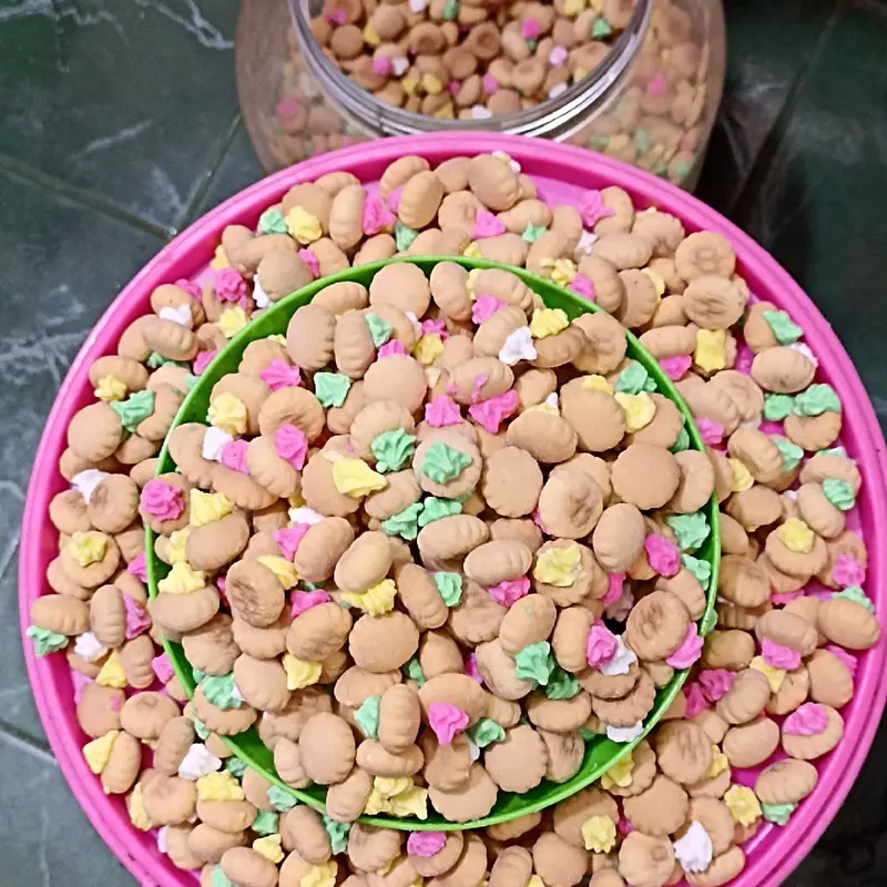 Kue Kancing Biskuit Kembang Gula Gem Rose Snack Jadul Monas 1 kg Snacks 2