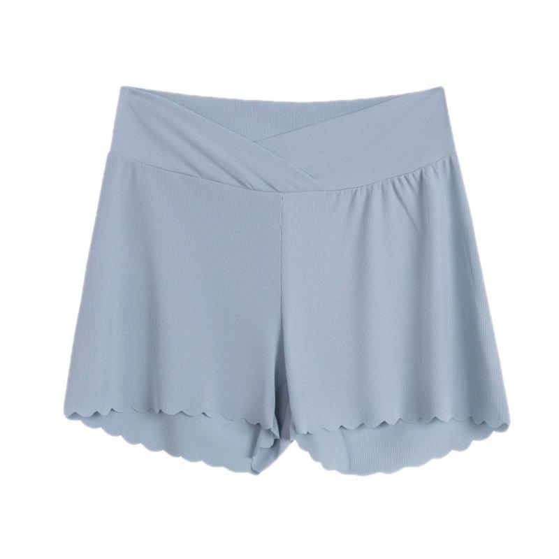 2202 Quần bảo hộ cạp thấp cho mẹ bầu mặc trong váy mặc nhà mặc đi ngủ phù hợp mặc mùa hè co giãn 4 chiều thoải mái thoáng khí Váy Bầu Đầm Bầu Thun Voi Sandal