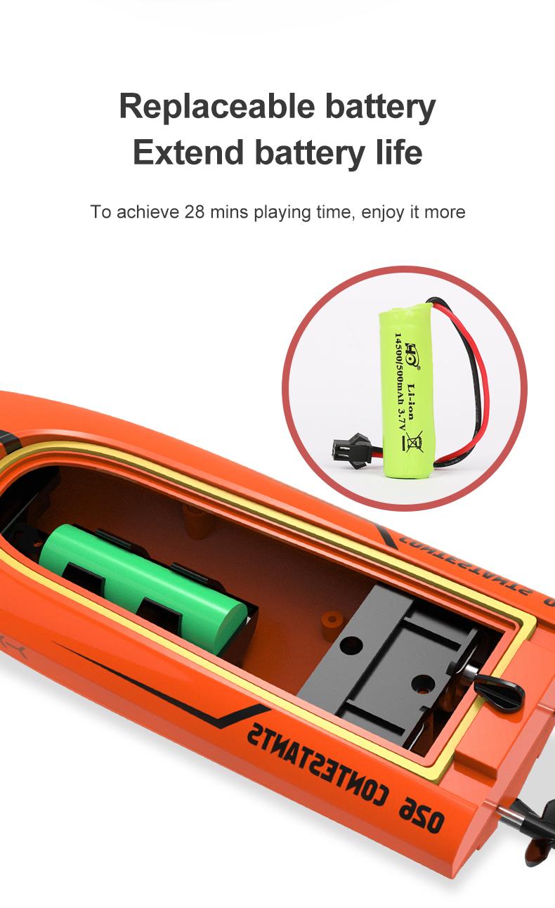 Product Introduction of BGTOY RC Boat 2.4G Radio Remote Control Boat High Speed Speedboat Waterproof Electric Toys For Kids Boy Christmas Birthday Gifts 11