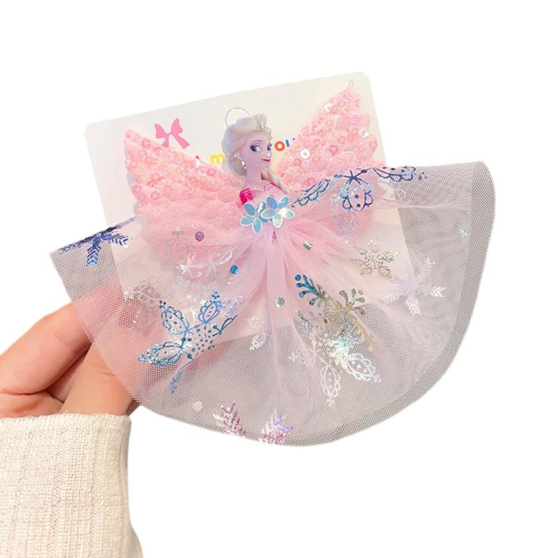 Little Girl Hair Barrettes Cute Bow Sequin Hair Clips Hairpin Headband Hair Accessories Gifts for Toddlers Kids Girls 2
