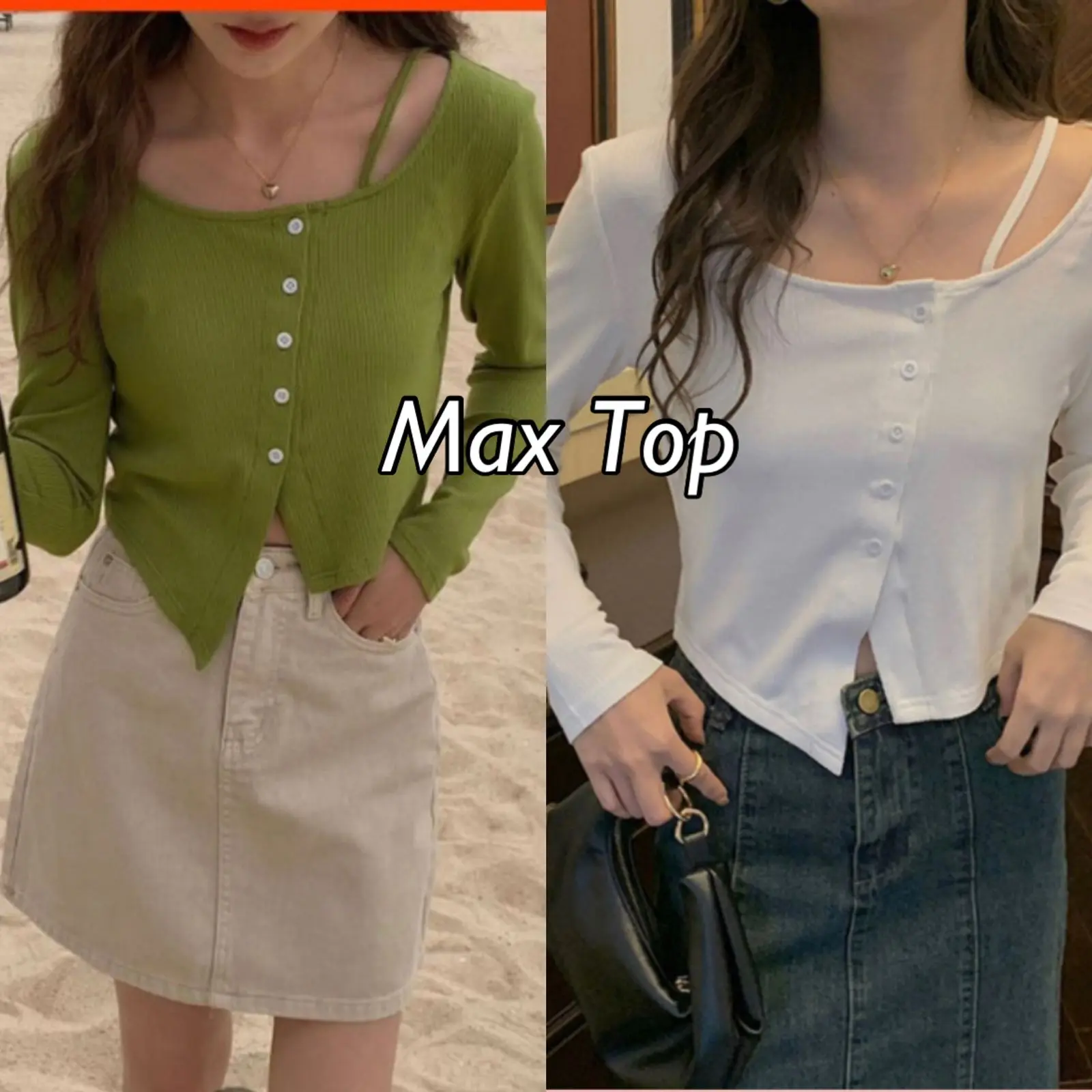 Max Top by Feluve.id Korean style