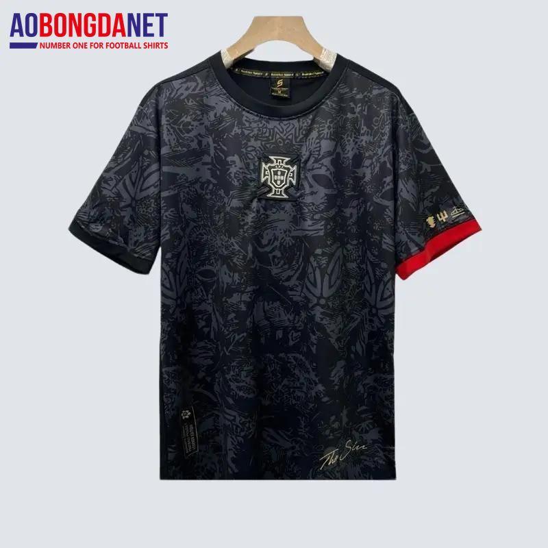 Free in - Bộ Quần Áo Đá Bóng, Đồ Đá Banh BỒ ĐEN Thun Lạnh Cao Cấp. TOP, SPORT 1