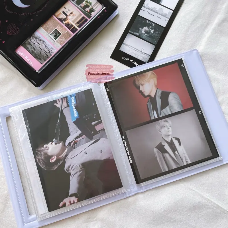 ALBUM PHOTOSTRIP COLLECT BOOK photobooth studio foto binder bookmark photocard postcard korea kpop 7