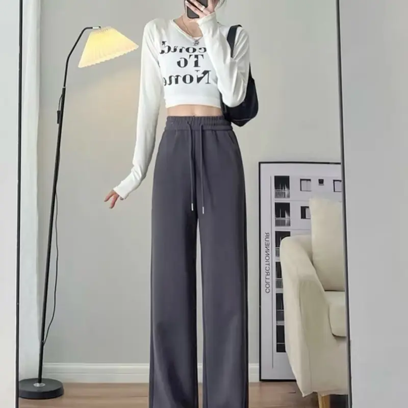 [ Nỉ Lót Lông ]Quần Chất Nỉ Lót Lông Dày Ấm Mặc Mùa Đông nhà Minh Hiếu Nữ Women Pants 2