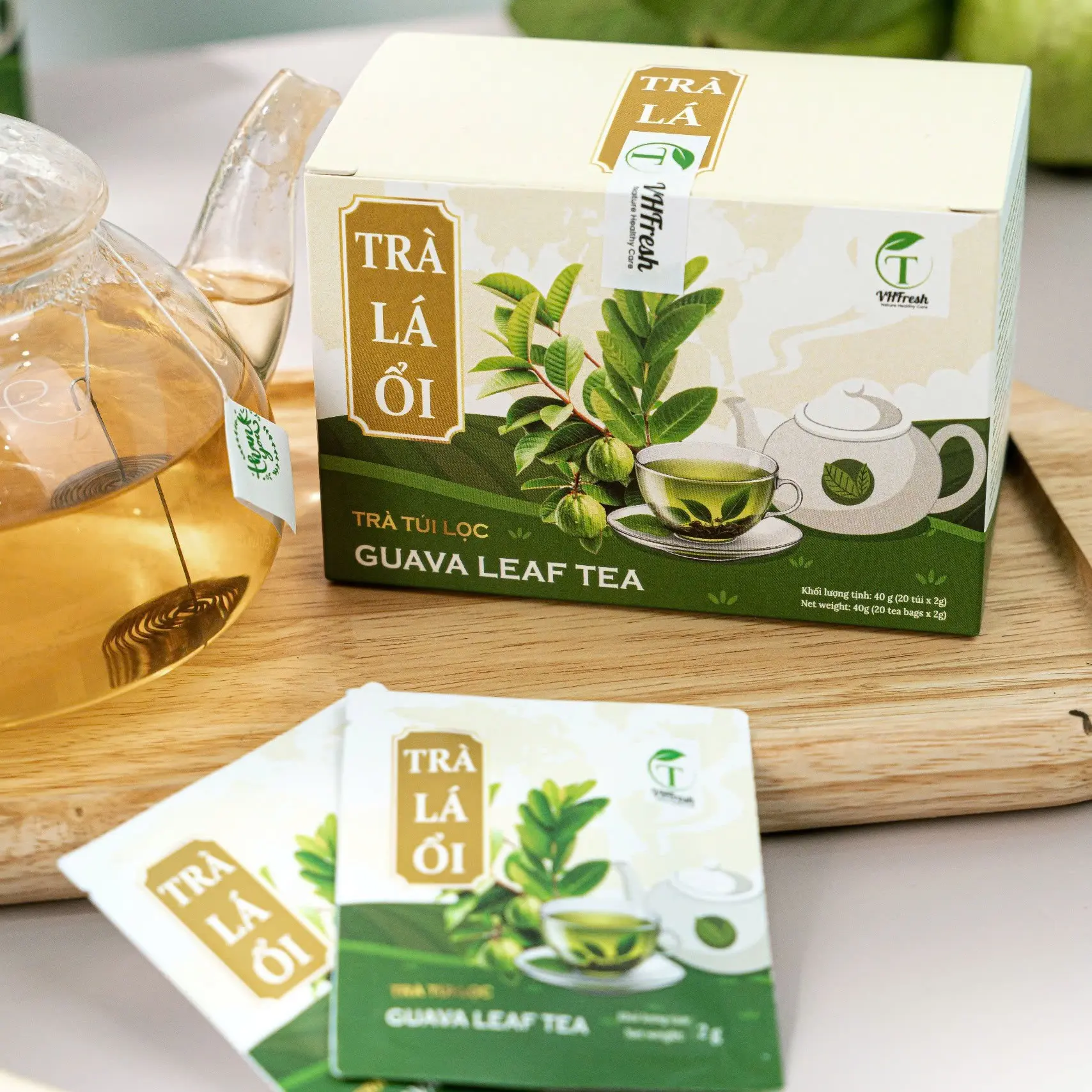 Trà Lá Ổi - Trà Túi Lọc - Shipcode toàn quốc -  giúp cải thiện giấc ngủ Nước Trà Tea tral anam