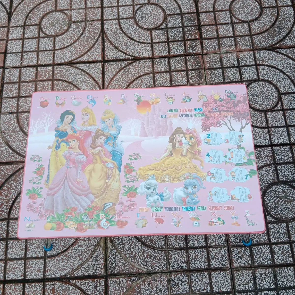 Bàn học sinh hình Công Chúa Elsa kt 40cm x 60cm ( R x D)