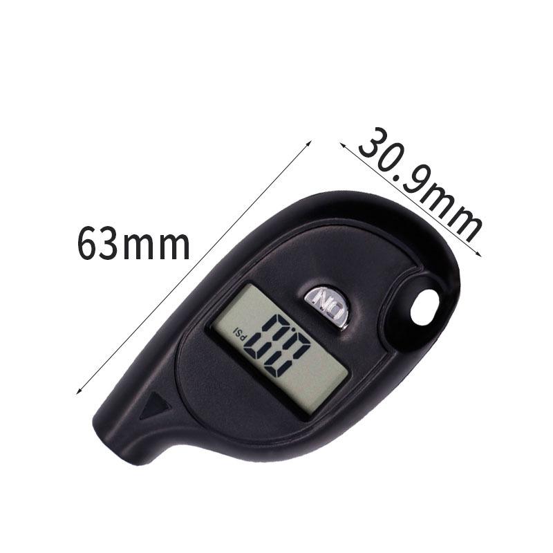 Product Introduction of Digital Tire Pressure Gauge Keychain Mini Portable Waterproof Design Anti-Loss Car Motorcycle Tire Checker with LED Display Durable Accessories 9