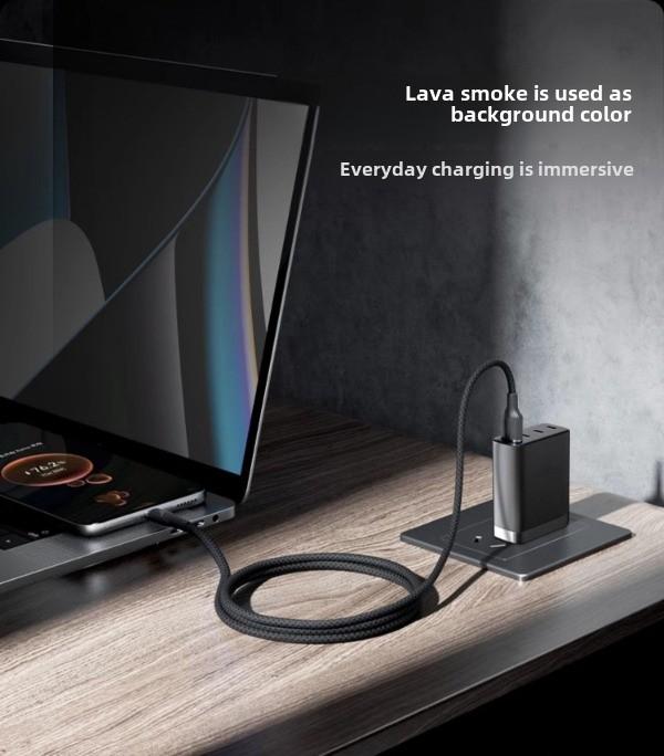 Product Introduction of Extended 3m 6A super fast charging 120W data cable Flash charging braided Compatible with Honor/Huawei/nfinix/Oppo/Oneplu/Realme/Redmi/Samsung, USB to Type-C charging cable Cross border 2