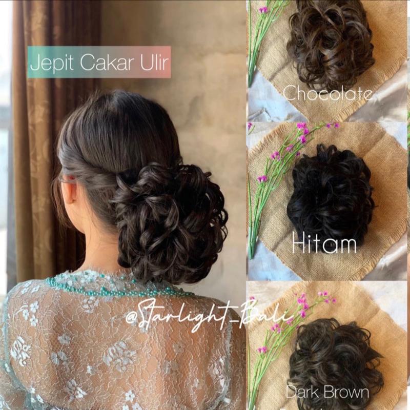 Jepit Cakar Ulir (rambut halus) / jepit rambut / jepit rambut dewasa / rambut palsu jepit / jepit rambut kondangan / jepit rambut sanggul / rambut palsu jepit / jepitan rambut korea Aksesoris Clips 0