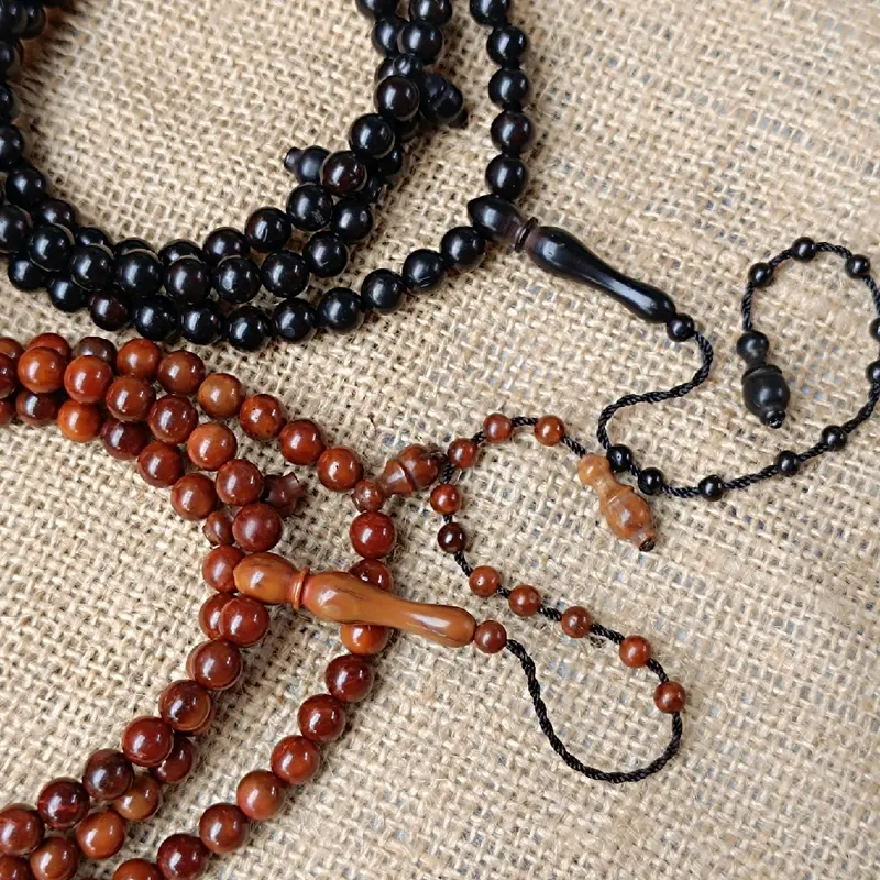 Tasbih Kokka Kaukah Asli | Tasbih Kaukah 99 butir kualitas premium | Free gelang dan minyak wangi Muslim 3