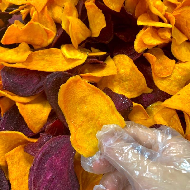 KHOAI LANG SẤY BÀ TRÙM KHÔ GÀ