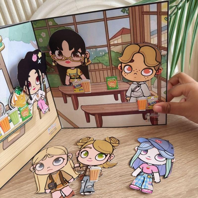 RESTO SEBLAK AVATAR Paperdoll Bongkar Pasang Mainan Edukasi Anak Terbaru 6