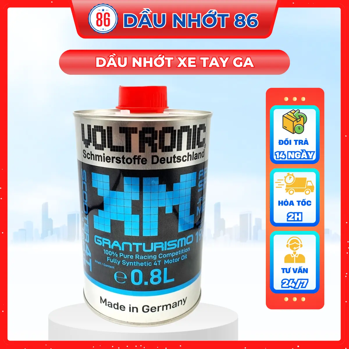 Nhớt tổng hợp Voltronic XM Scooter Ultimate 800ML